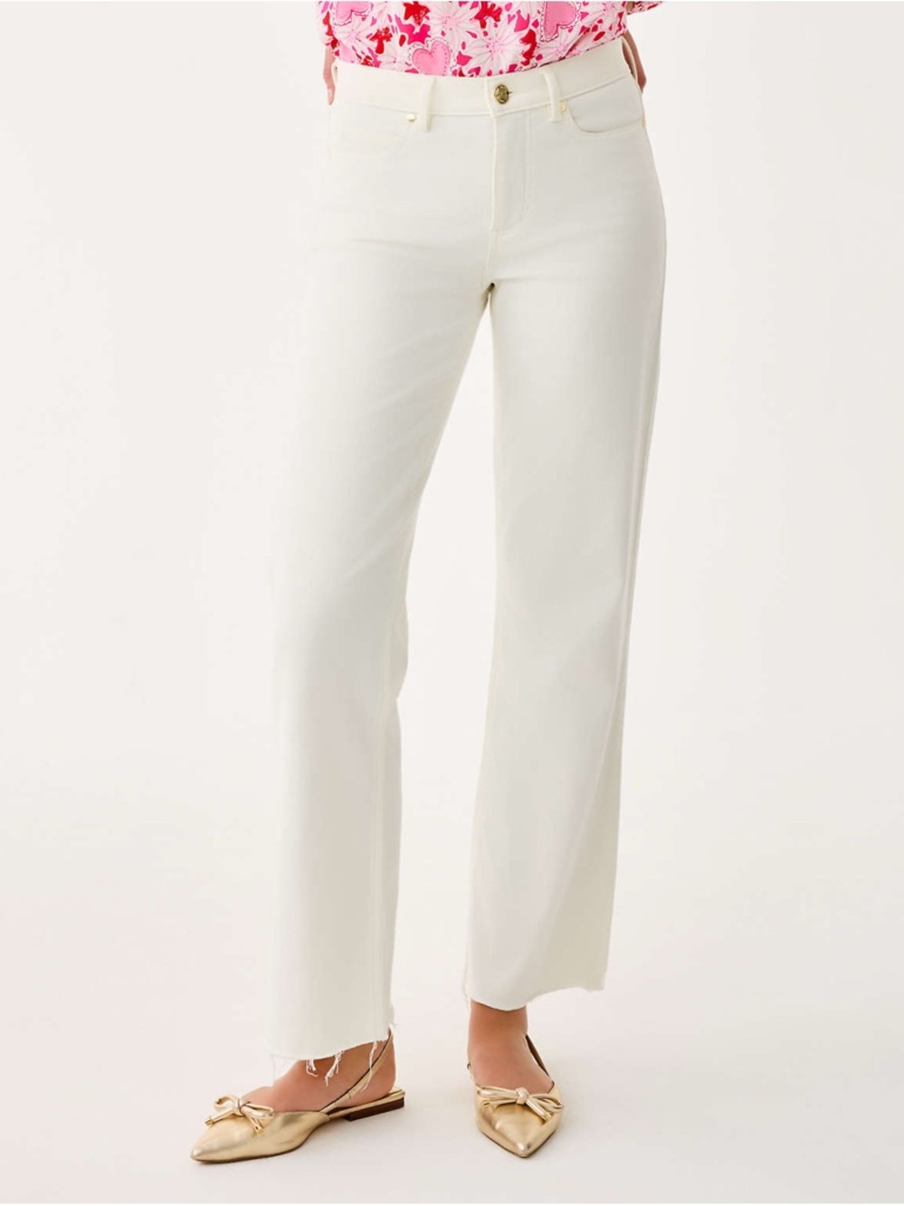 Lilly Pulitzer 33" Aniston High Rise Straight Leg Jean